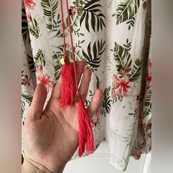 Beaches & Boho Kimono Top Beach Swim Cover Up S/M Summer Vacation - Picture 6 of 8